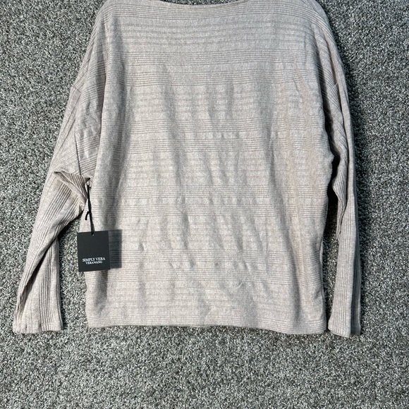 NWT women’s Simply Vera Vera Wang long sleeve top Sz M - Picture 3 of 6